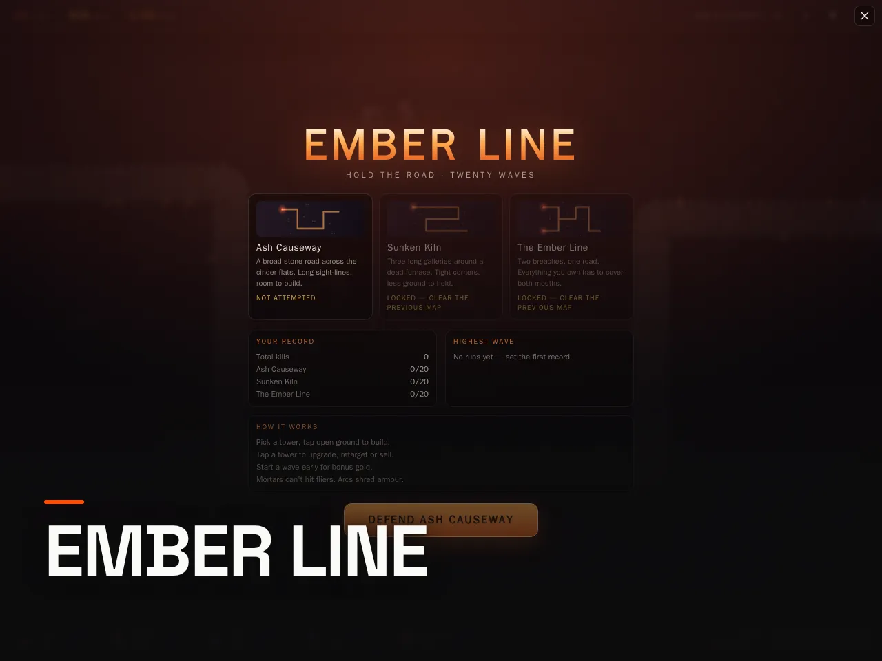 Screenshot of Ember Line