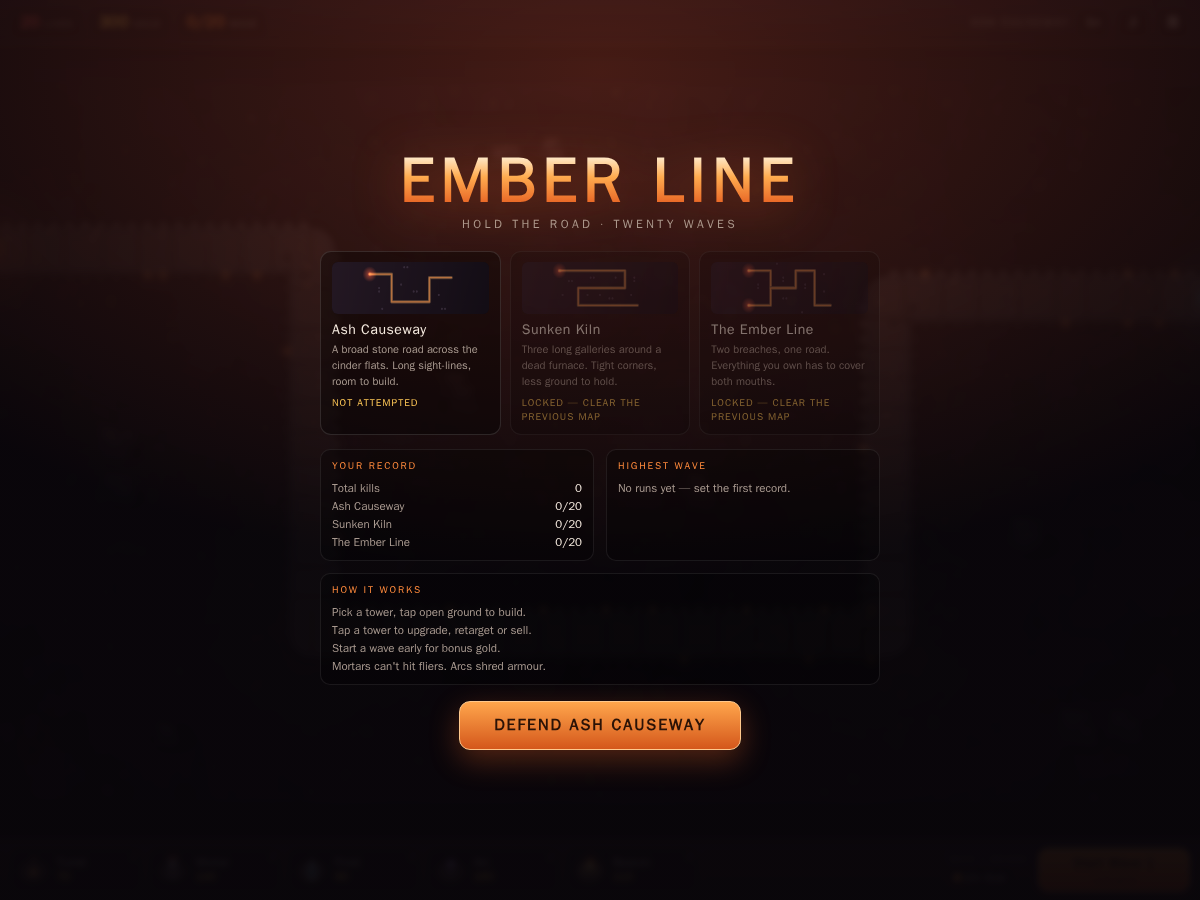 Screenshot of Ember Line